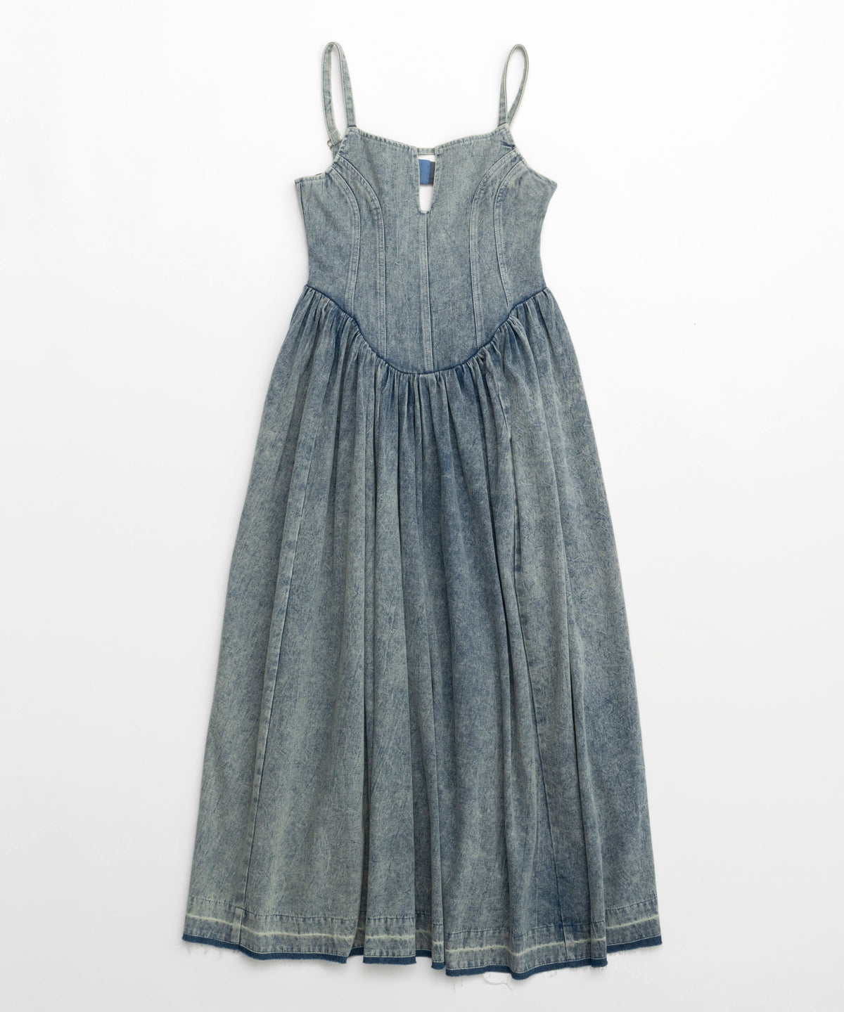 【24SPRING PRE-ORDER】Denim Camisole Maxi One-piece Dress