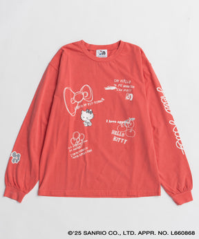 [HELLO KITTY × MAISON SPECIAL] HELLO KITTY Hand iIllust Long-Sleeve T-Shirt