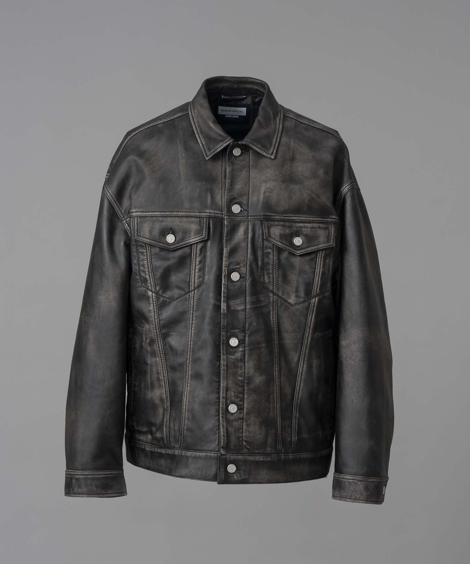 [24AW Pre-Order] Sheep Leather Prime-Over 3rd Jacket