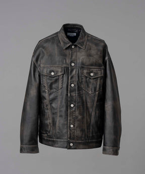 【24AW PRE-ORDER】Sheep Leather Prime-Over 3rd Jacket