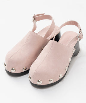 【26SPRING PRE-ORDER】Volume Studded Wood Clogs
