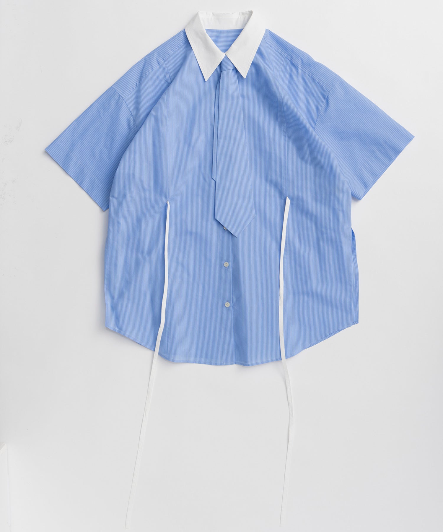 [2026Summer PRE-ORDER] Half-Sleeve Over Tie Shirt
