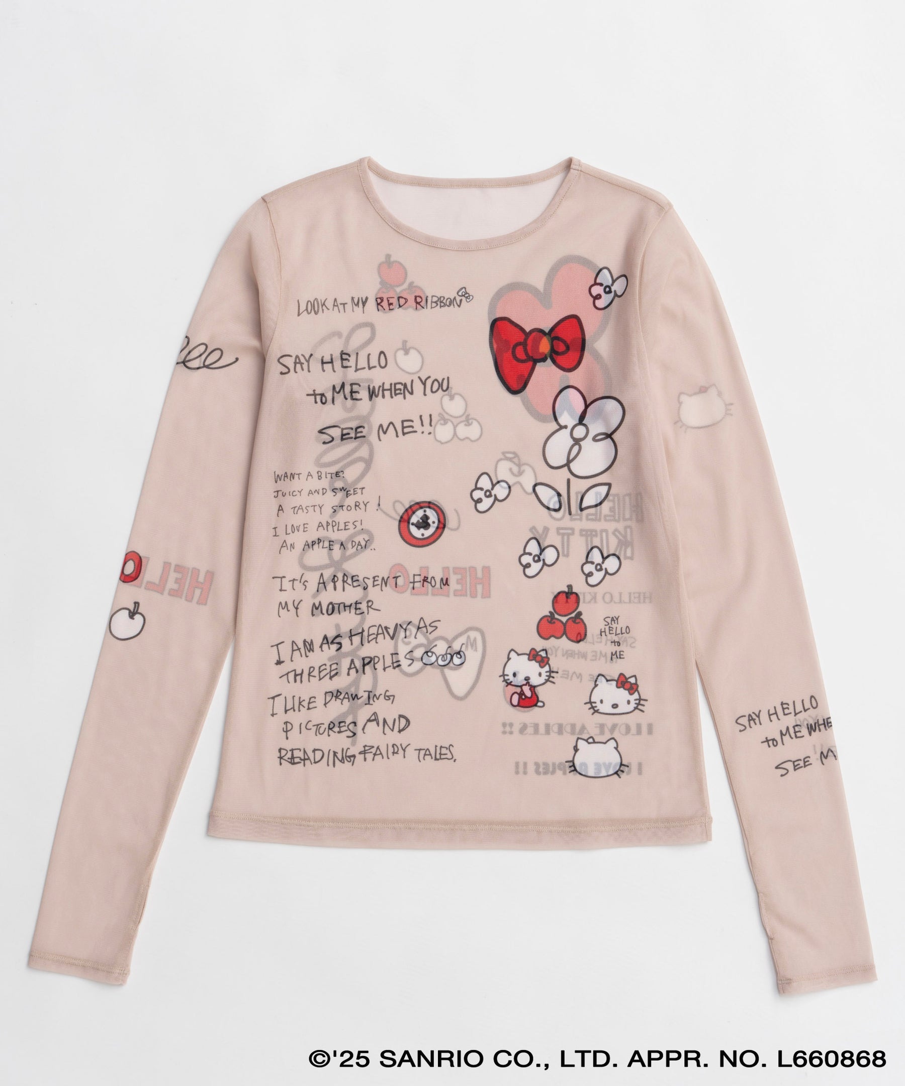 [HELLO KITTY × MAISON SPECIAL] HELLO KITTY Mesh Inner