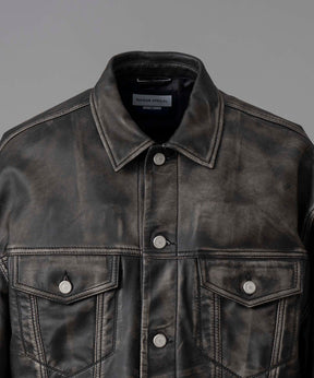 [24AW Pre-Order] Sheep Leather Prime-Over 3rd Jacket