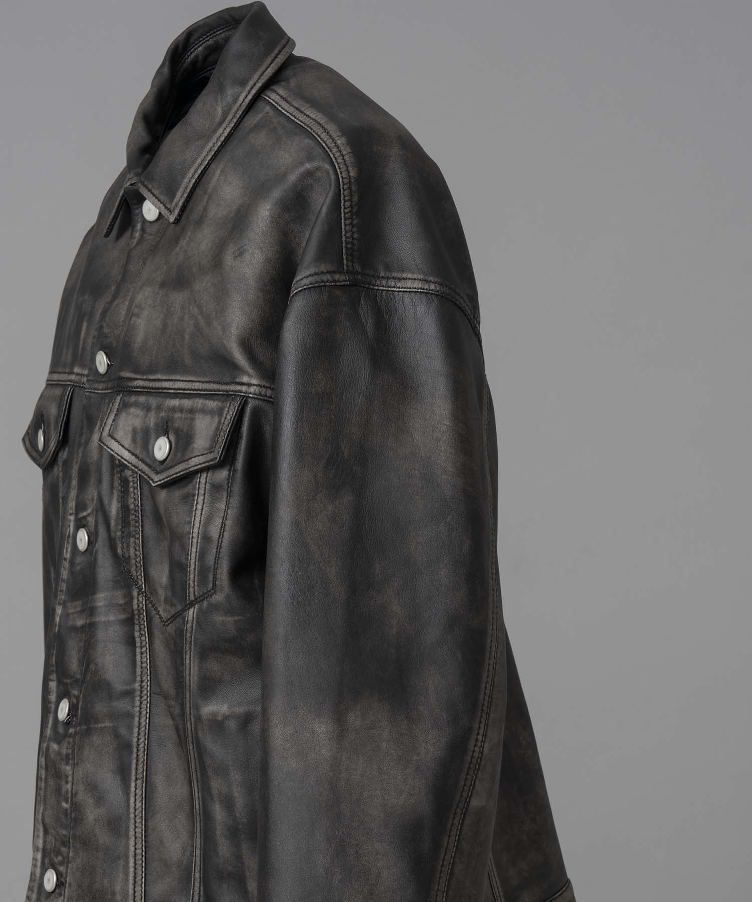 [24AW Pre-Order] Sheep Leather Prime-Over 3rd Jacket