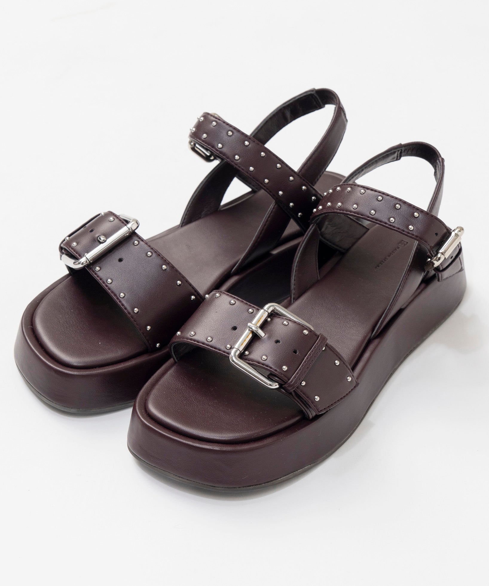 【26SPRING PRE-ORDER】Studded Wide Belt Sandals