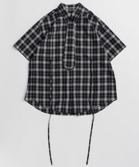 [2026Summer PRE-ORDER] Half-Sleeve Over Tie Shirt
