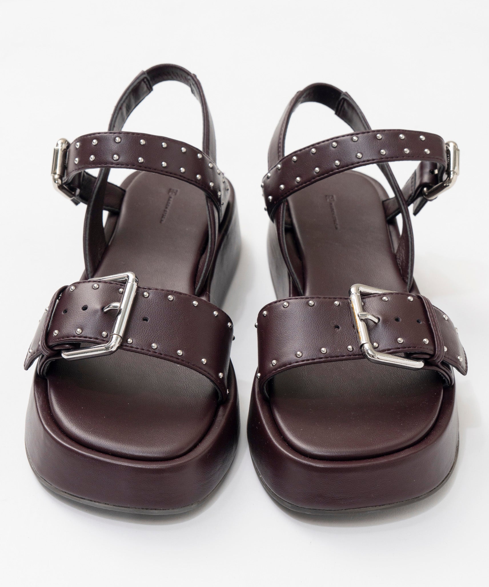 【26SPRING PRE-ORDER】Studded Wide Belt Sandals
