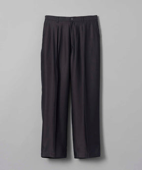Lyocell Twill Chambray Prime-Wide One-Tuck Pants