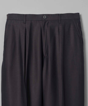 Lyocell Twill Chambray Prime-Wide One-Tuck Pants
