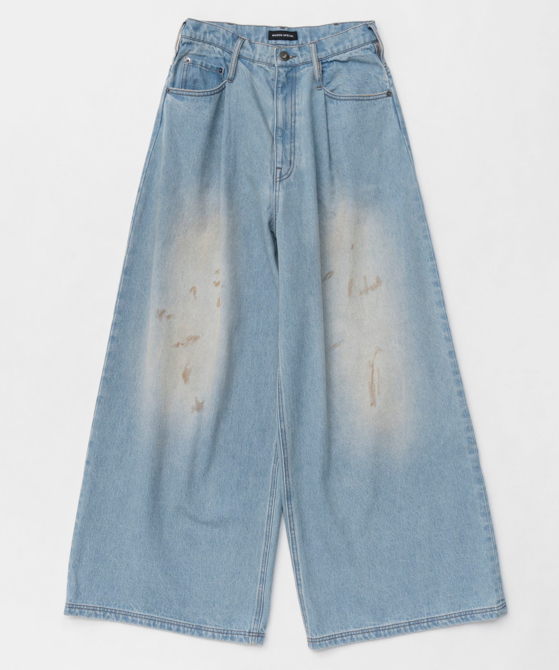 【25SPRING PRE-ORDER】Waist Tuck Wide Denim Pants