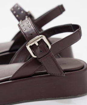【26SPRING PRE-ORDER】Studded Wide Belt Sandals