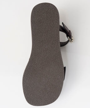 【26SPRING PRE-ORDER】Studded Wide Belt Sandals