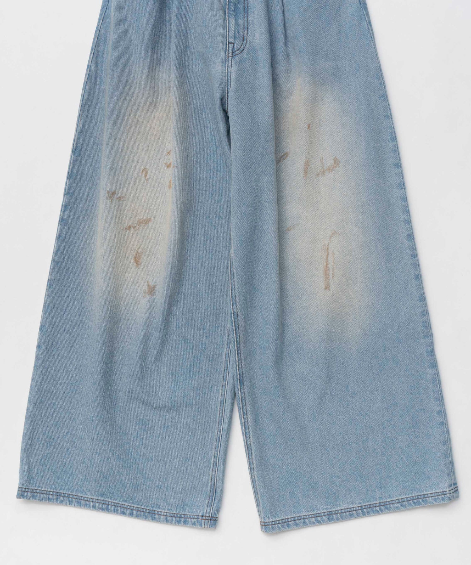 【25SPRING PRE-ORDER】Waist Tuck Wide Denim Pants