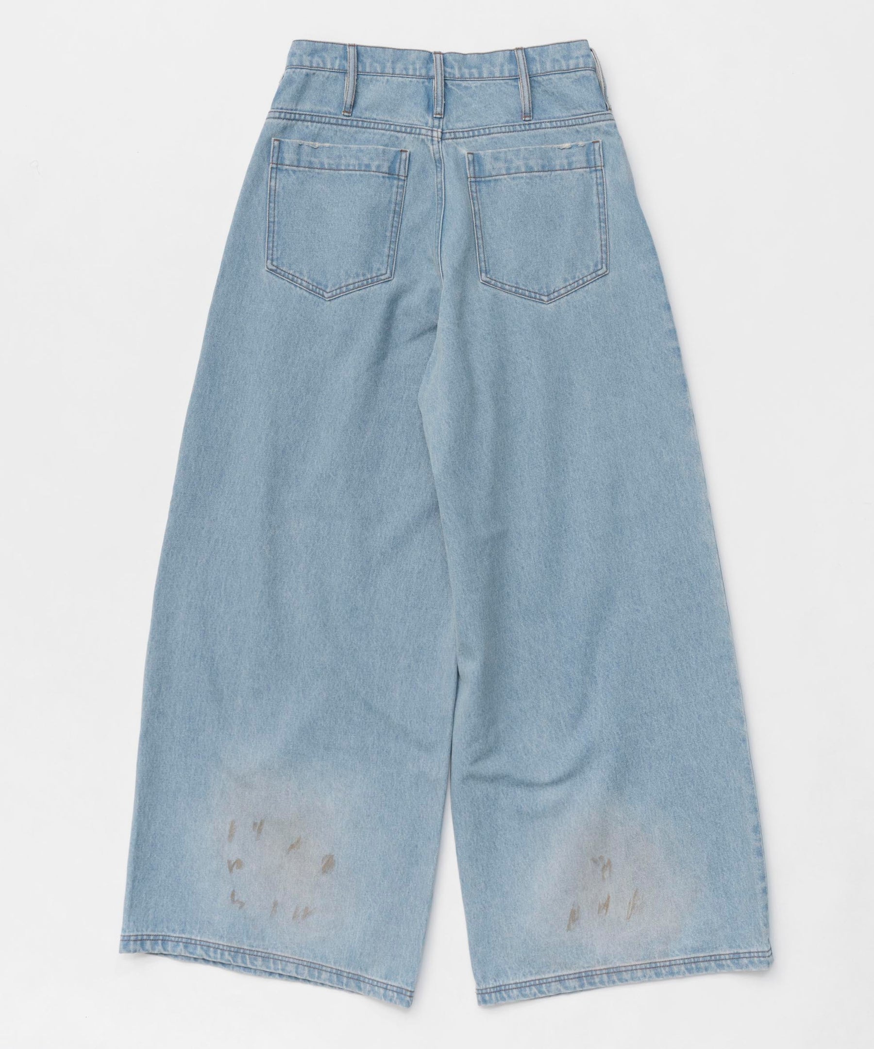 【25SPRING PRE-ORDER】Waist Tuck Wide Denim Pants