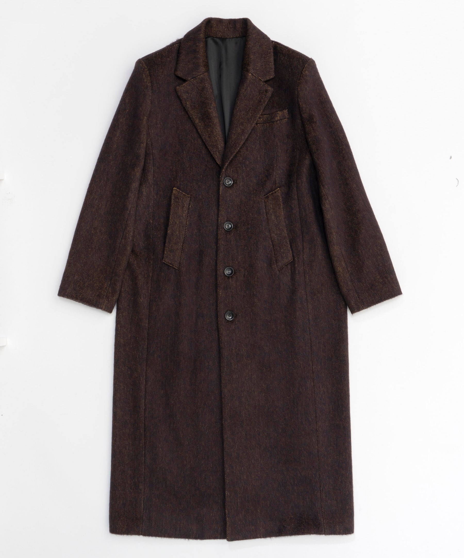 [24winter preoder] Mohair Shaggy Long Coat