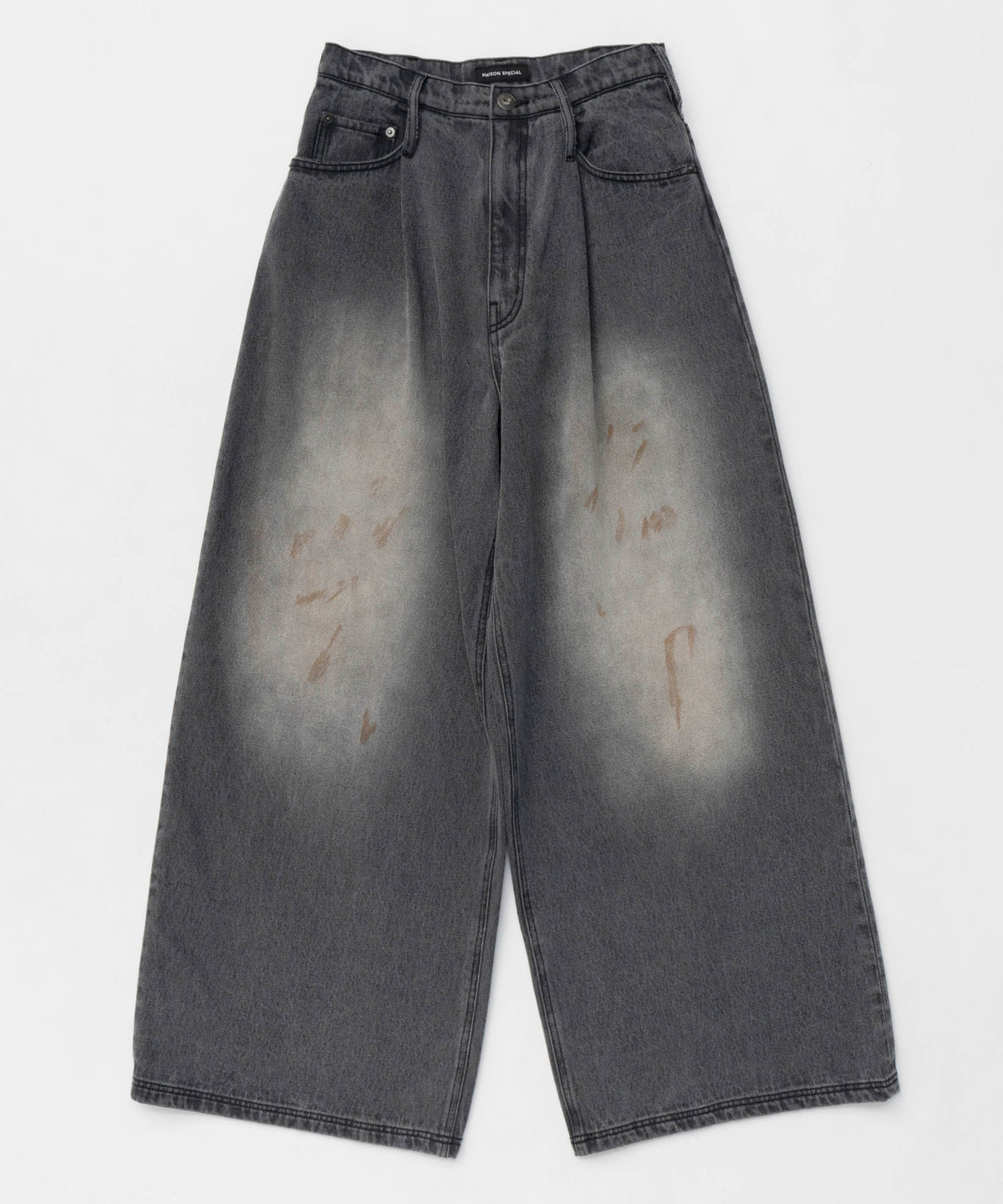 【25SPRING PRE-ORDER】Waist Tuck Wide Denim Pants