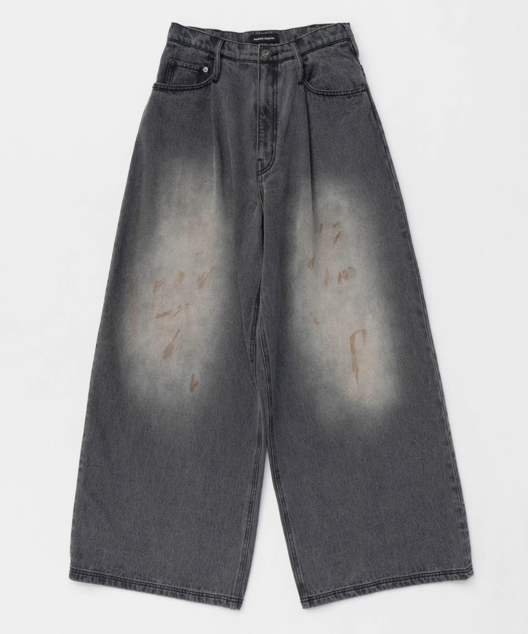 【25SPRING PRE-ORDER】Waist Tuck Wide Denim Pants