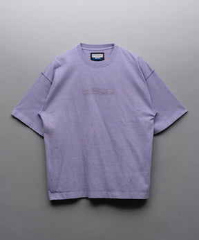 Logo Embroidery Prime-Over Pigment Crew Neck T-Shirt
