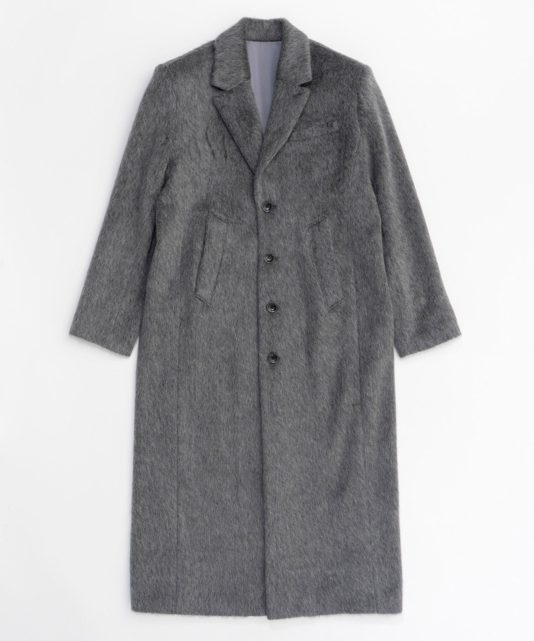 [24winter preoder] Mohair Shaggy Long Coat