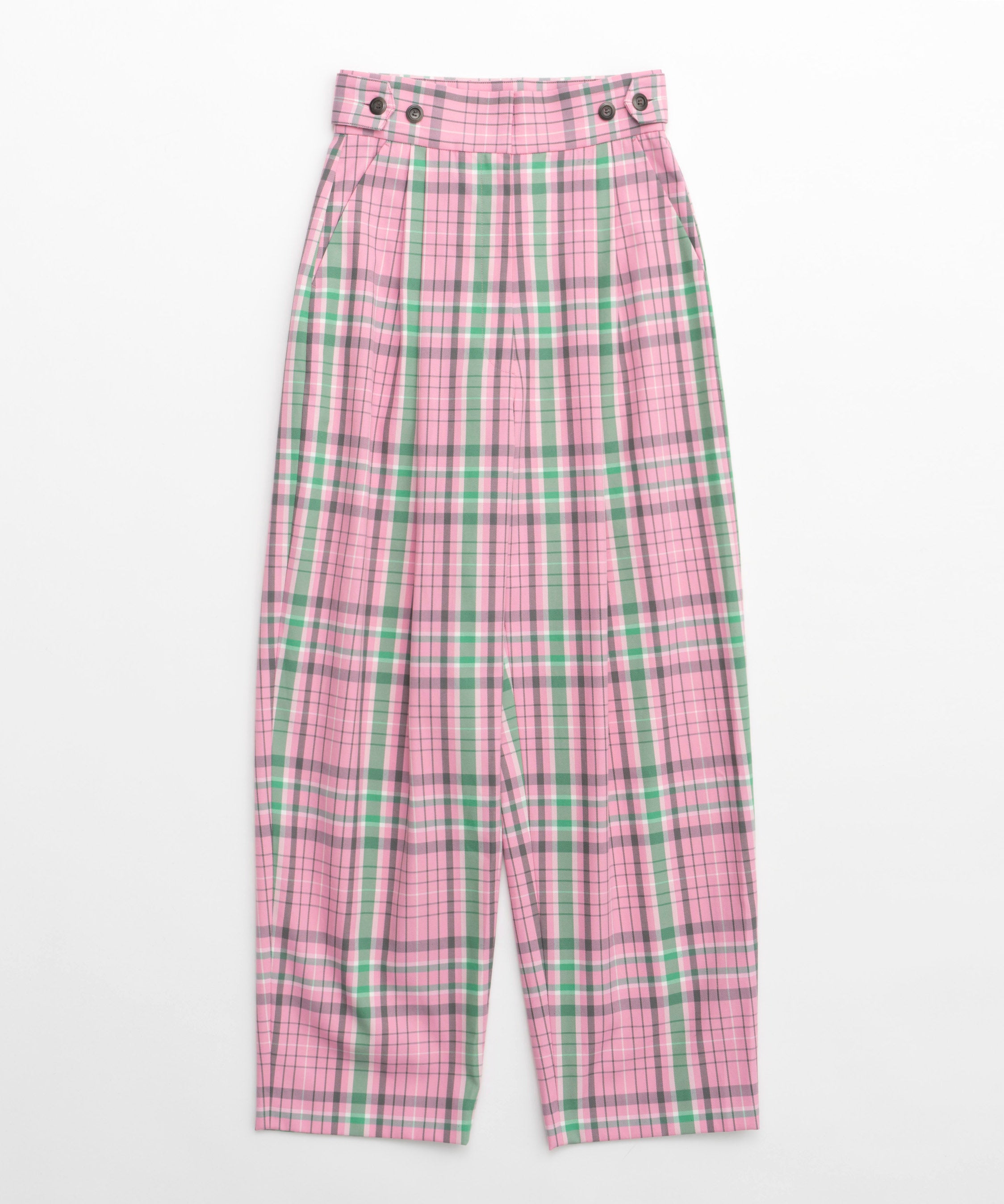 美品 MAISON SPECIAL 2way チェックバルーンパンツ 38