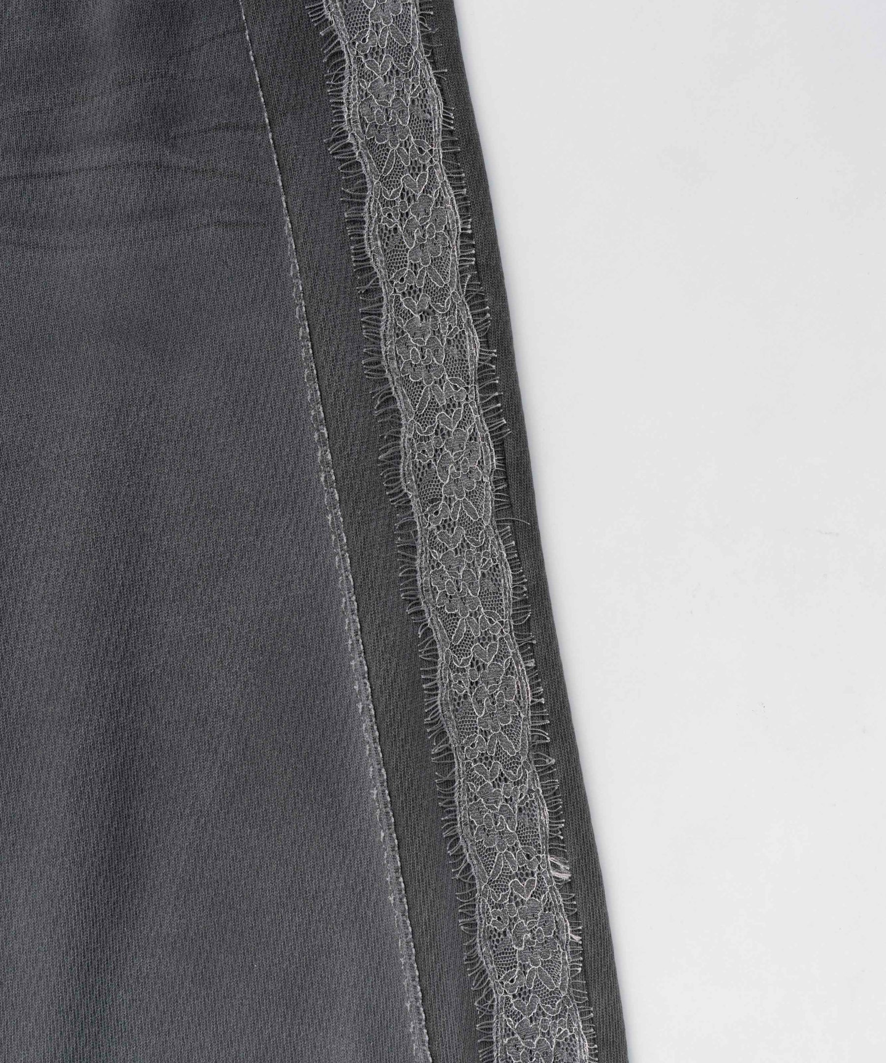 【25SPRING PRE-ORDER】Lace Material Line Sweatpants