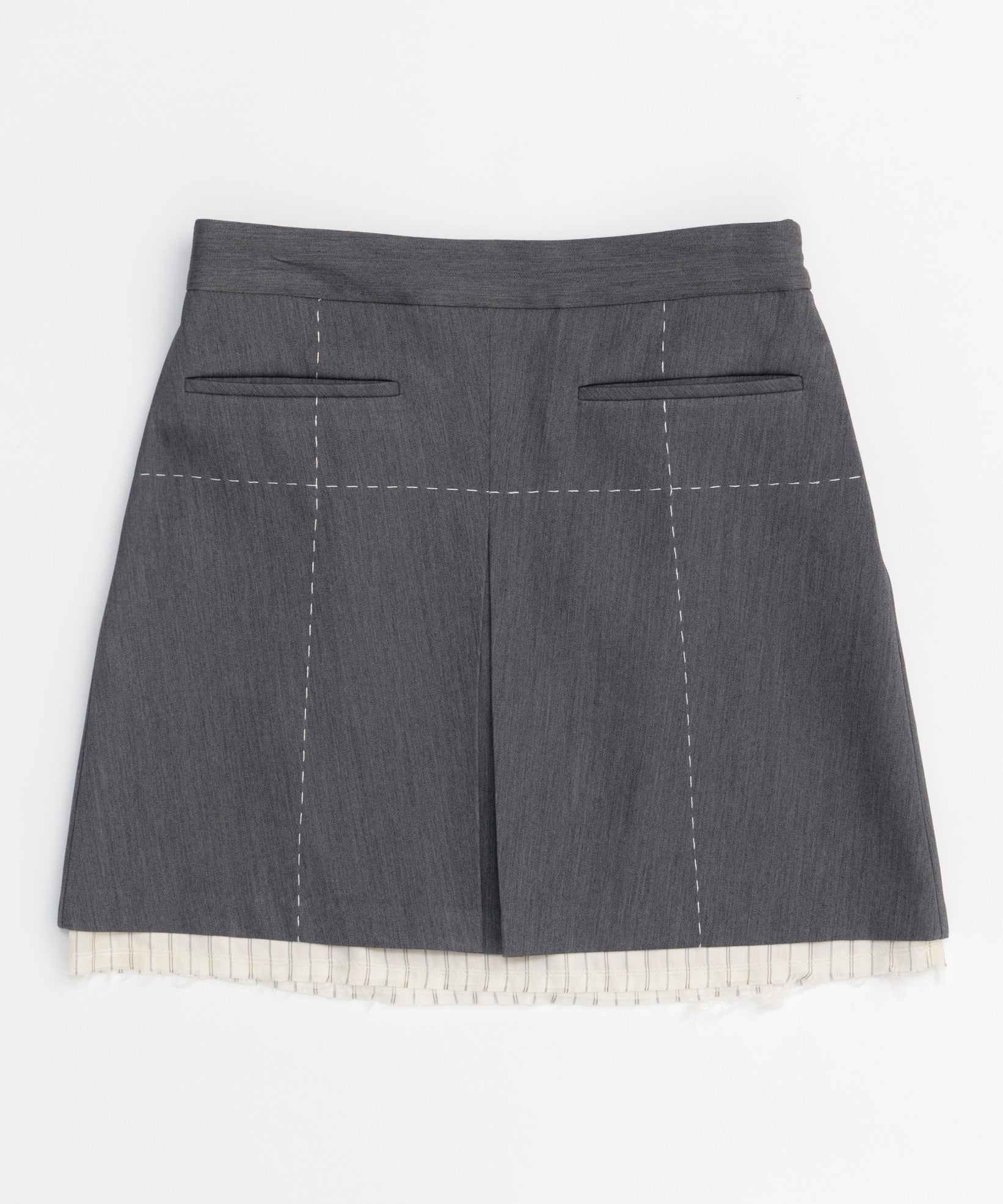 [24Autumn Pre-Order] Low Waist Stitch Mini Skirt