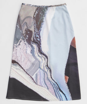 【PRE-ORDER】Book Wave 2WAY High-Slit Skirt