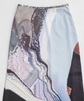 【PRE-ORDER】Book Wave 2WAY High-Slit Skirt