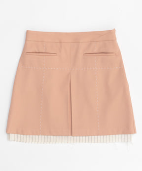 [24Autumn Pre-Order] Low Waist Stitch Mini Skirt