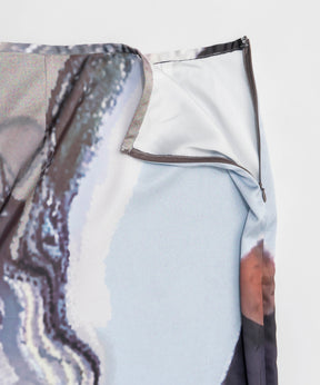 【PRE-ORDER】Book Wave 2WAY High-Slit Skirt