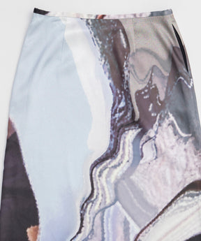【PRE-ORDER】Book Wave 2WAY High-Slit Skirt