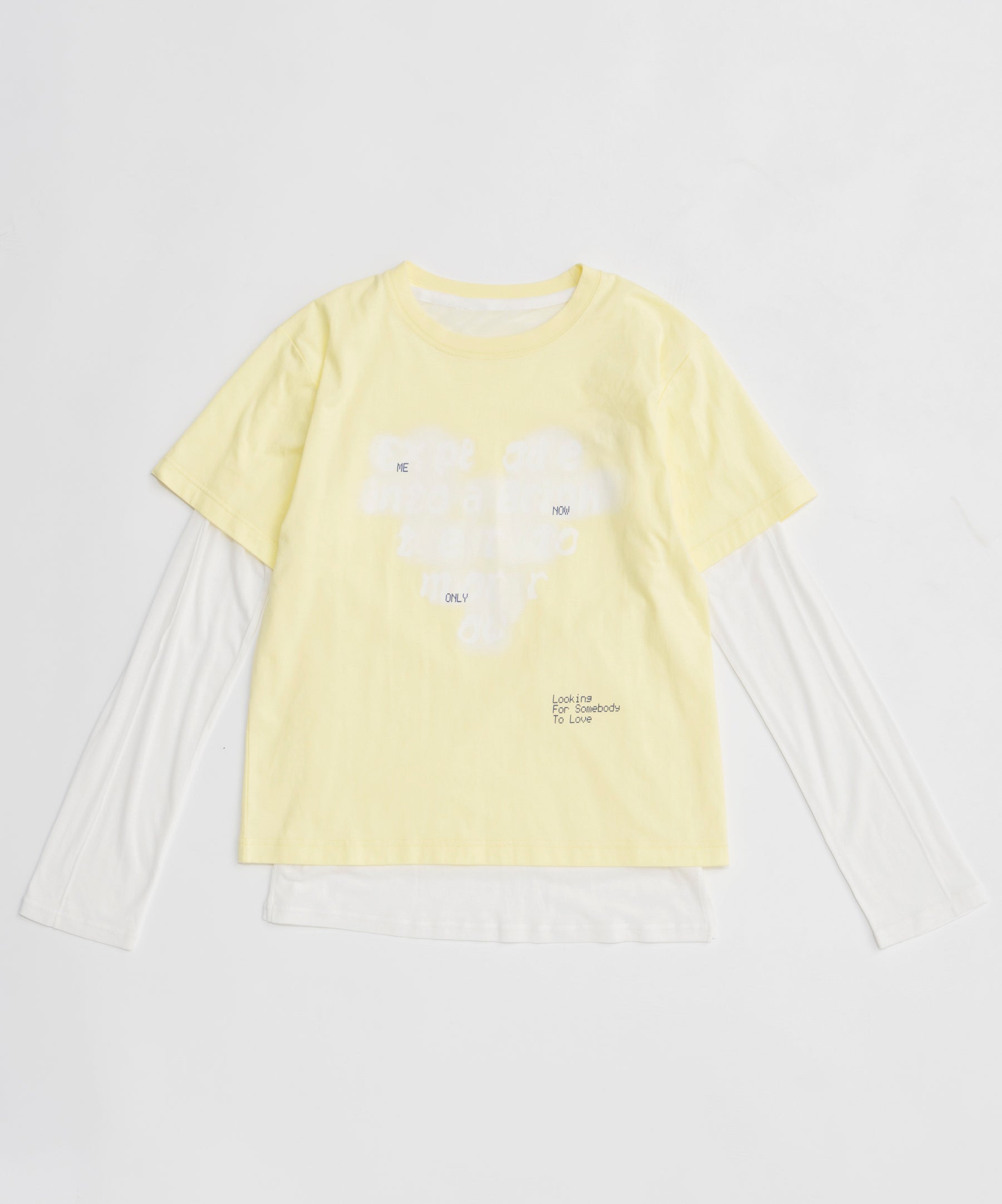 【26SPRING PRE-ORDER】Open Heart Layered T-Shirt