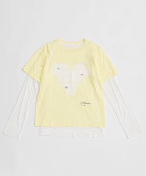 【26SPRING PRE-ORDER】Open Heart Layered T-Shirt