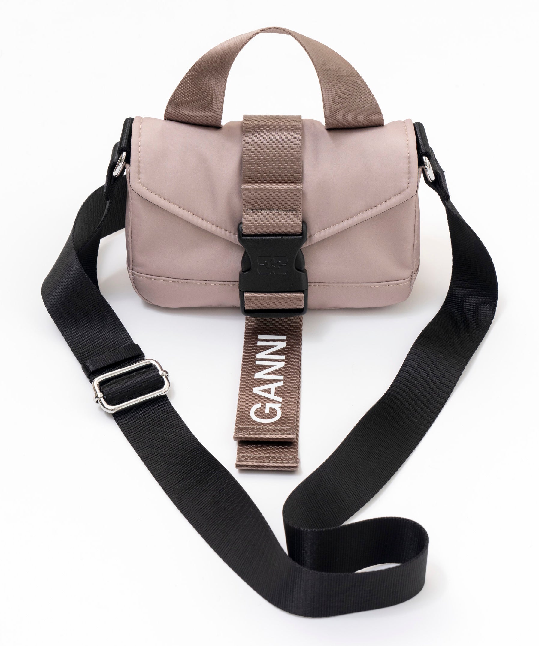 GANNI】Recycled Tech Mini Satchel