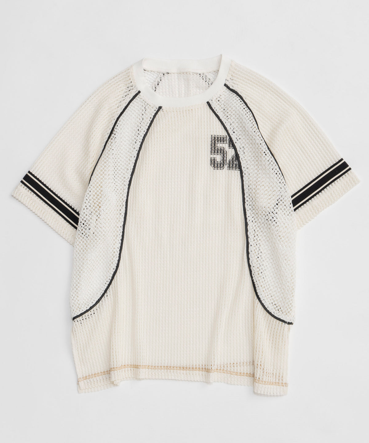 Numbering Mesh T-Shirt