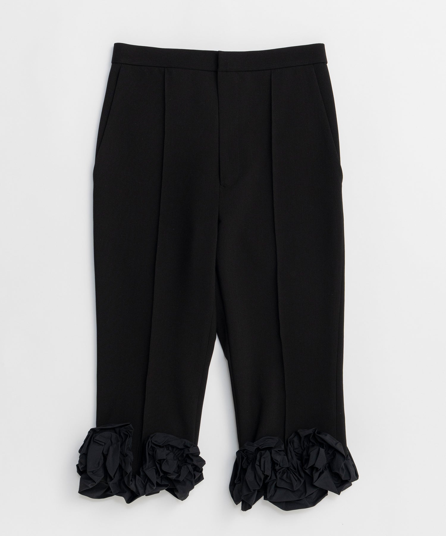 【26SPRING PRE-ORDER】Flower Hem Capri Pants