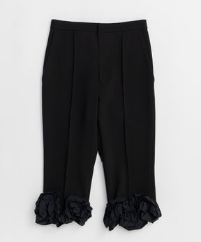 【26SPRING PRE-ORDER】Flower Hem Capri Pants