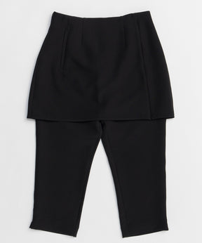 【26SPRING PRE-ORDER】Mini Skirt Layer Capri Pants