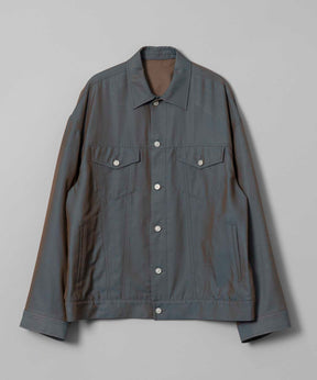 Lyocell Twill Chambray Prime-Over 3rd Jacket