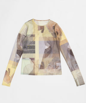 Photo Collage Mesh Tops