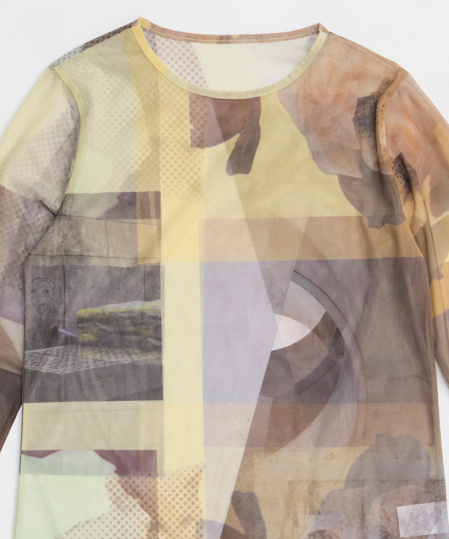 Photo Collage Mesh Tops