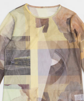 Photo Collage Mesh Tops