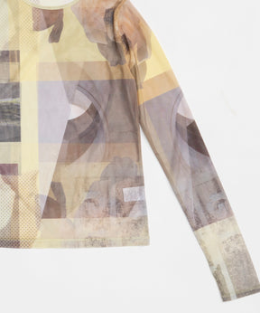 Photo Collage Mesh Tops