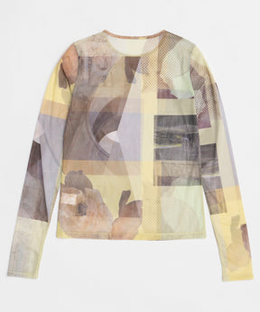 Photo Collage Mesh Tops