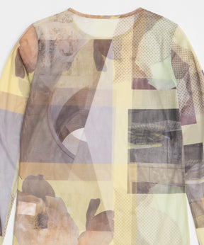 Photo Collage Mesh Tops