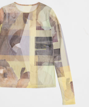 Photo Collage Mesh Tops