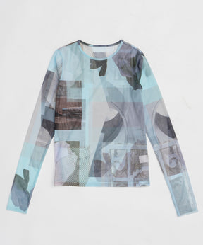 Photo Collage Mesh Tops