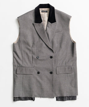 【26AUTUMN PRE-ORDER】Classic Bicolor Oversized Vest