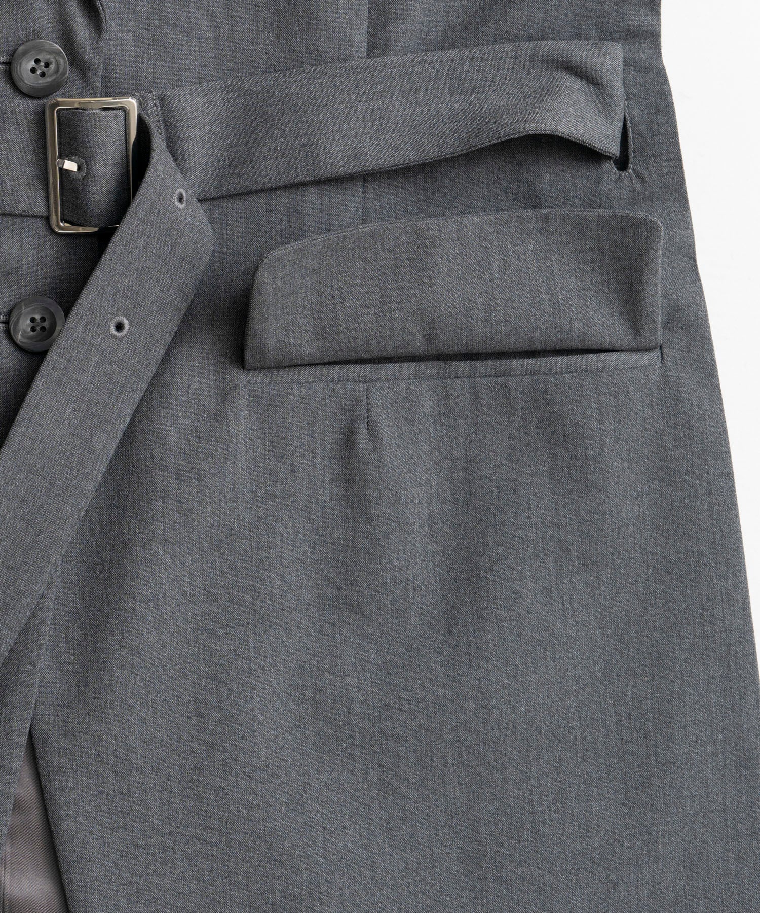 【26AUTUMN PRE-ORDER】Belted Side-Open Vest